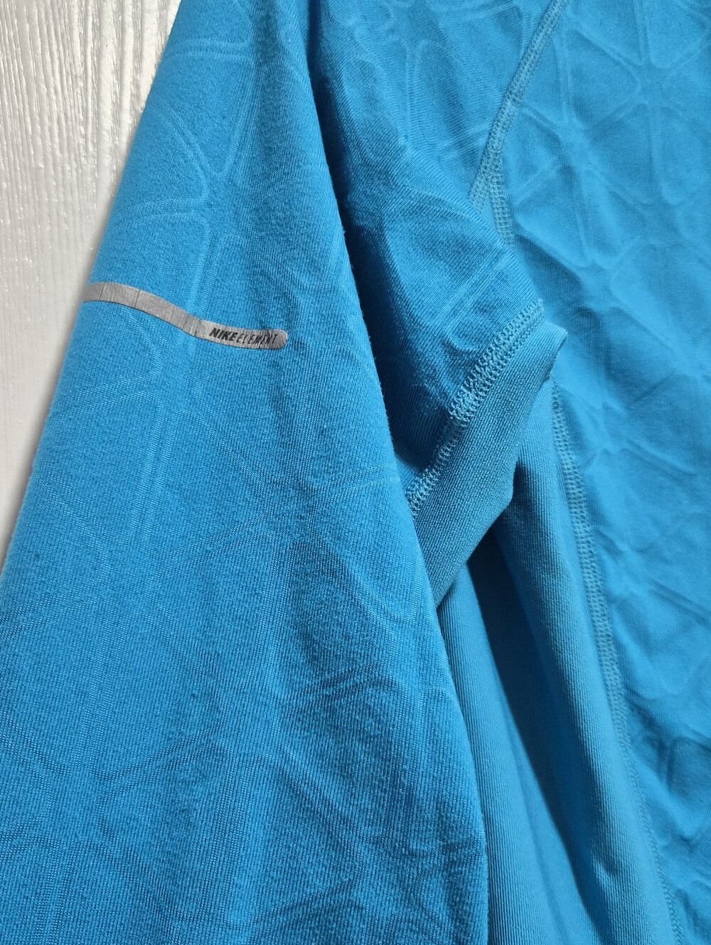 Nike Women’s Running Dri-Fit Turquoise Blue Half-Zip Long Sleeve Top Size M - Picture 8 of 11